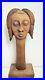 Roger Francois Haitian Artist Wood Carving Vintage Female Bust Head 11