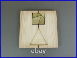 SERGE MANSAU Bronze & Wood Sculpture Signed French Unique 1970s Vintage