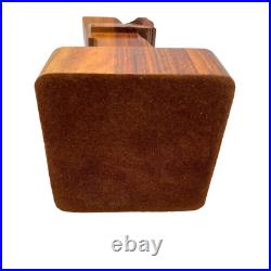 Signed Guillermo Kuhn Sanchez 3d Tennis Art Wood Sculpture 62/250 Vintage