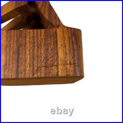 Signed Guillermo Kuhn Sanchez 3d Tennis Art Wood Sculpture 62/250 Vintage