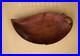 Sweet! Vintage Teak Tray Catchall MID Century Modern Wood 50s 60s Leaf Sculpture