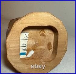 Tall vintage hand carved painted Italian wood Mary baby Jesus sculpture statue