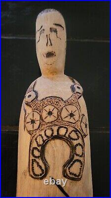 Timor Vintage Wood Sculpture Primitive Carved Shaman Indonesian Tribal Art