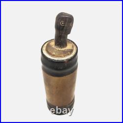 Tribal Batak Betel Nut Lime Container Buffalo Horn & Wood Sculpture Vintage