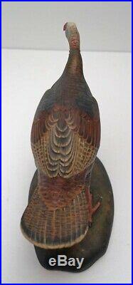 Turkey Wood Carving By Frank Finney Wildlife Bird