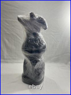 VINTAGE Hand Carved Wooden Sculpture One of a Kind Handmade Art with Certificate