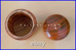 VINTAGE! NEDAY PERFECT CONTAINER WOOD SCULPTURE! 1 Of 20 COLLECTOR ART POTTERY