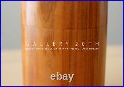 VINTAGE! NEDAY PERFECT CONTAINER WOOD SCULPTURE! 1 Of 20 COLLECTOR ART POTTERY