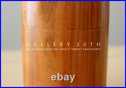 VINTAGE! NEDAY PERFECT CONTAINER WOOD SCULPTURE! 1 Of 20 COLLECTOR ART POTTERY