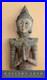 VINTAGE! SIAMESE GODDESS WOOD SCULPTURE! THAI DEVATA ANGEL ASIAN ORIG ART 1880's