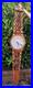 VTG 1980s Giant Clock Wooden Art Sculpture Working ClockSolid Wood Handcrafted
