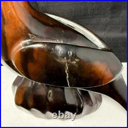 VTG Art Eisenbrand Handcarved Wood Dove Dove Of Peace