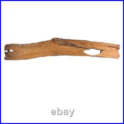 VTG Carved Wood Relief Sculpture Elephants Primitive Long Driftwood Wall Art 68