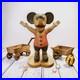 VTG Hand Carved Folk Art Mickey Mouse Wood Sculpture Figurine 12