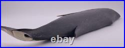 VTG Hand-Carved GUS MIRANDO HUMPBACK WHALE Sculpture Wall Hanging, RARE HTF