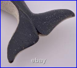 VTG Hand-Carved GUS MIRANDO HUMPBACK WHALE Sculpture Wall Hanging, RARE HTF