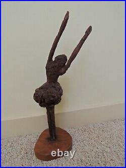 VTG MCM Ballerina Ballet Dancer Sculpture Statue Primitive