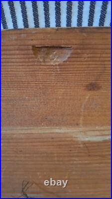 VTG RUSTIC KOTKA FINLAND CARVED WOODWALL ART CABIN withBOAT ON BEACH M Kuparinen