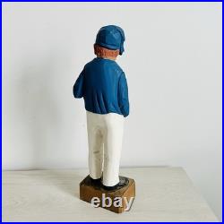 VTG Signed 12 Armand Lamontagne Hand carved Wooden Sailor Sculpture