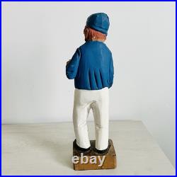 VTG Signed 12 Armand Lamontagne Hand carved Wooden Sailor Sculpture