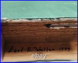 VTG Signed Hand Made Wooden Automata Folk Art Carriage Toy Sculpture 20
