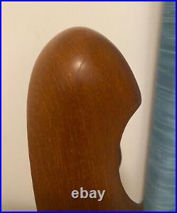 VTG Simon Randers Mobelfabrik Denmark Danish teak wood mother & child sculpture