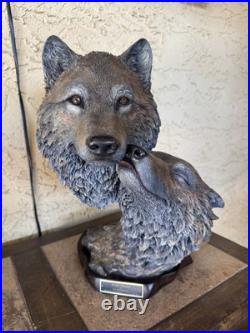 VTG Soul Mates by Joe Slockbower 20th Anniversary Edition #137/350 Wolf Statue