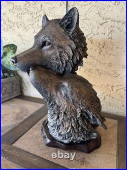 VTG Soul Mates by Joe Slockbower 20th Anniversary Edition #137/350 Wolf Statue