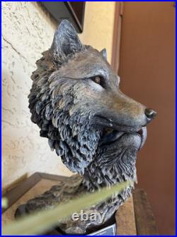 VTG Soul Mates by Joe Slockbower 20th Anniversary Edition #137/350 Wolf Statue