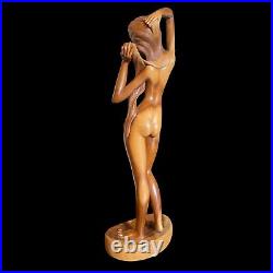 VTG Tantra Gallery Mas Bali Sono Wood Carved Nude Woman 17 Sculpture Erotica