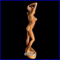 VTG Tantra Gallery Mas Bali Sono Wood Carved Nude Woman 17 Sculpture Erotica