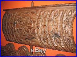 VTG Witco Mid Century Modern VIKING SHIP WOOD SCULPTURE Picture Wall Hanging