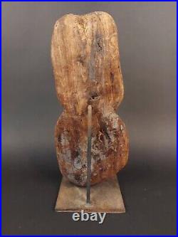 Vanuatu Wood Sculpture Vintage Oceania Mounted