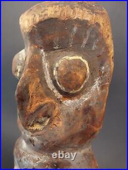 Vanuatu Wood Sculpture Vintage Oceania Mounted