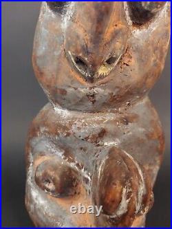 Vanuatu Wood Sculpture Vintage Oceania Mounted