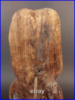 Vanuatu Wood Sculpture Vintage Oceania Mounted