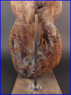 Vanuatu Wood Sculpture Vintage Oceania Mounted