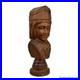 Vintage 12 Spanish Revival Gothic Chess King Wood Carved Sculpture