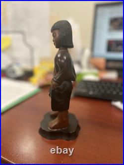 Vintage 1950s Vietnam NGUYEN THANH LE Vietnamese Wood Sculpture Wooden Figure