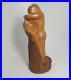 Vintage 1959 Signed E Chapman Modernist Nude Female Sculpture MCM Carved Wood