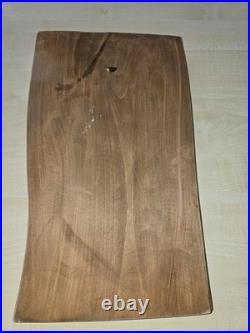 Vintage 1970 Real Wood Handmade Wall Decor Sculptured