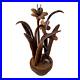 Vintage 1984 Hand Carved Wooden Flower Sculpture by Jeffrey Lindley Briggs