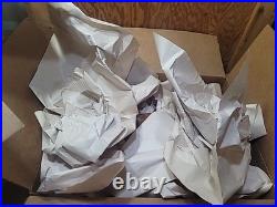 Vintage 1985 G. Obeng Hand-Carved Abstract Wood Sculpture Ghana Modernist