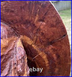 Vintage 1988 Bob Lundy Wood Carving Sculpture Indian Man Cowboy 18 Dual