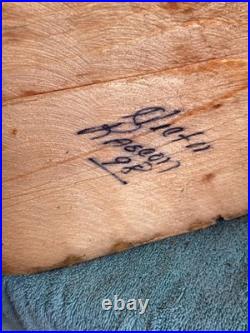 Vintage 32 1998 Signed HECTOR RASCON Wood Carving St. Francis in Excellent Cond