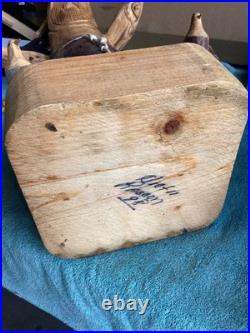 Vintage 32 1998 Signed HECTOR RASCON Wood Carving St. Francis in Excellent Cond