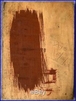 Vintage 60s Carved Abstract Sculptural Wood Panel Mid Century Modern Deyoe