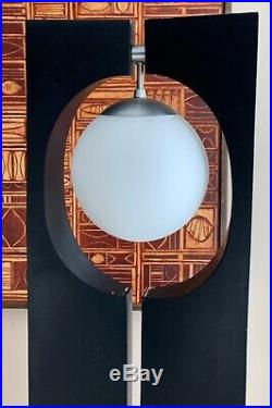Vintage 60s Modeline Sculptural Wood Floor Lamp Mid Century Modern Lighting
