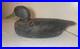 Vintage 69 Tuckerton carved wood Folk Art hollow body black duck decoy sculpture