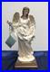 Vintage A. SANTINI Lady Angel Sculpture Resin 11.5 Figure on Wood Base